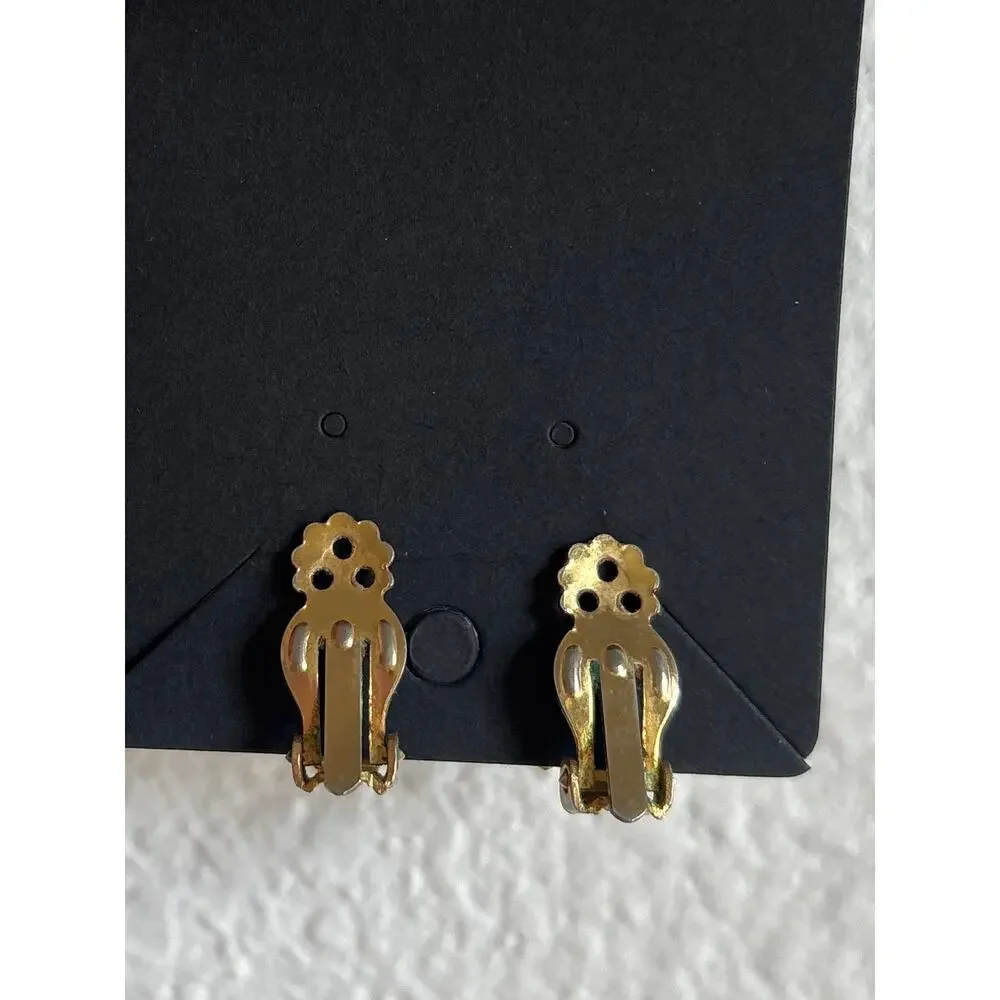 B29 Vintage Juliana Cha Cha‎ Earrings Women AB Crystal Wedding Statement - Picture 4 of 12